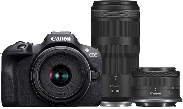 Canon EOS R100 Kit 18-45mm + 100-400mm