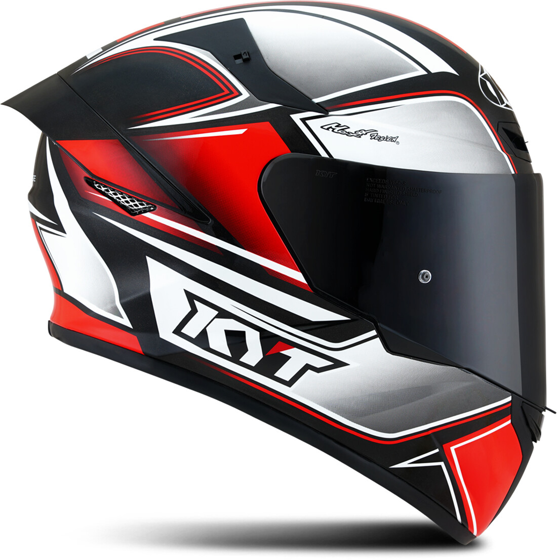 KYT Helmet TT Course Tourist black/grey/red