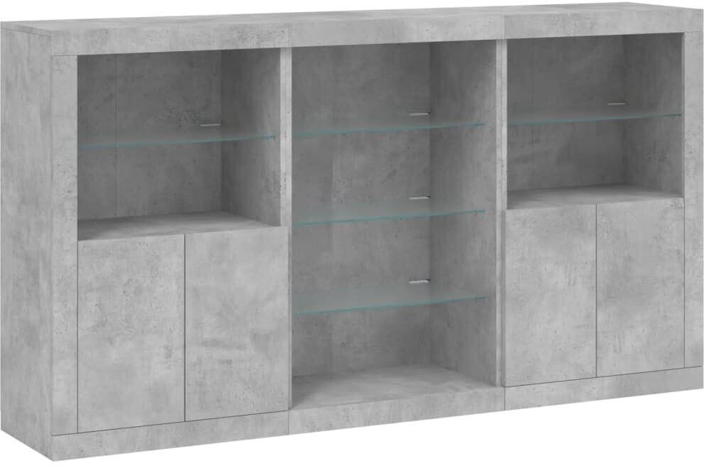 vidaXL Sideboard with LED lights 181.5x100cm (3209180)