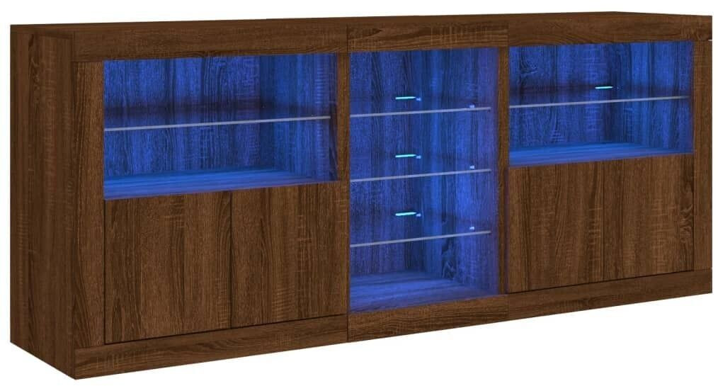 vidaXL Sideboard with LED lights 181.5x67cm (3209043)