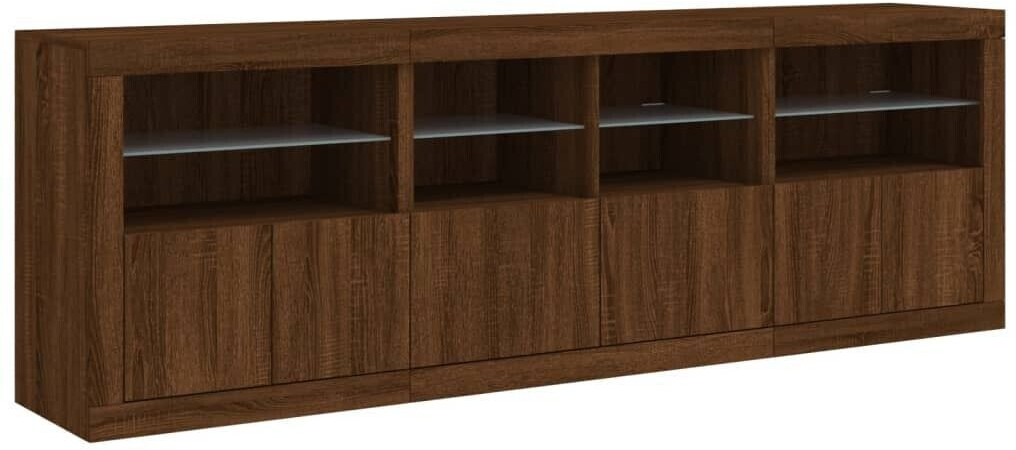 vidaXL Sideboard with LED lights 202x67cm (3209015)