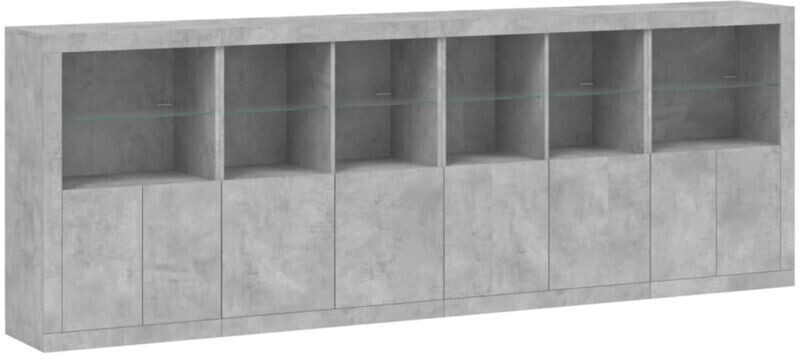 vidaXL Sideboard with LED lights 283x100cm (3209166)