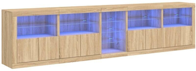 vidaXL Sideboard with LED lights 283x67cm (3209025)