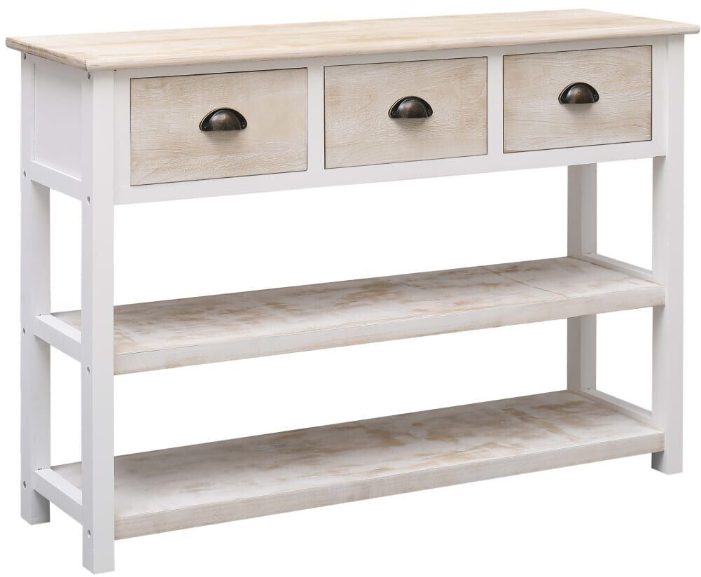 vidaXL Sideboard natural and wood 115x76cm (284170)