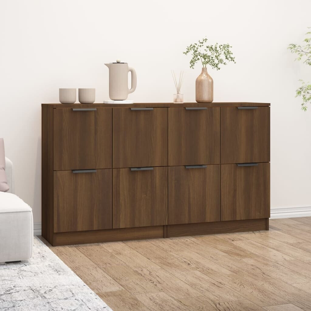 vidaXL Sideboards 2 pcs. wood material 60x70cm (3115811)