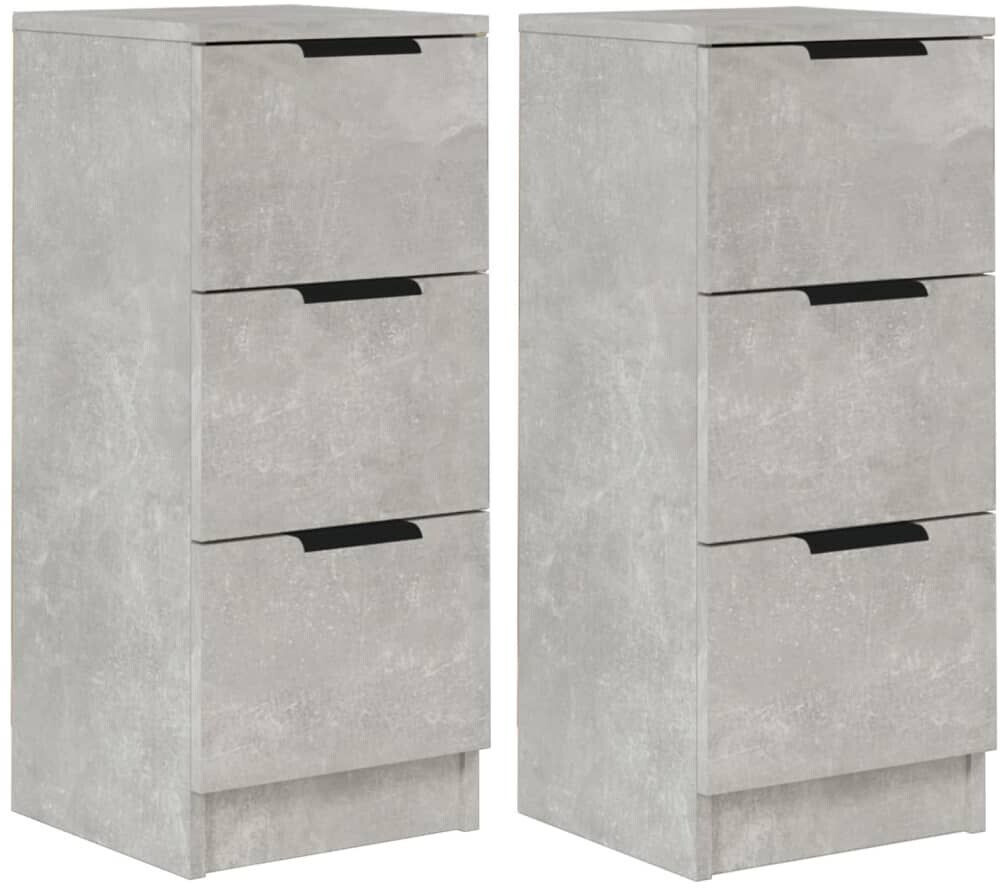 vidaXL Sideboards 2 pcs. wood material 30x70cm (811160)