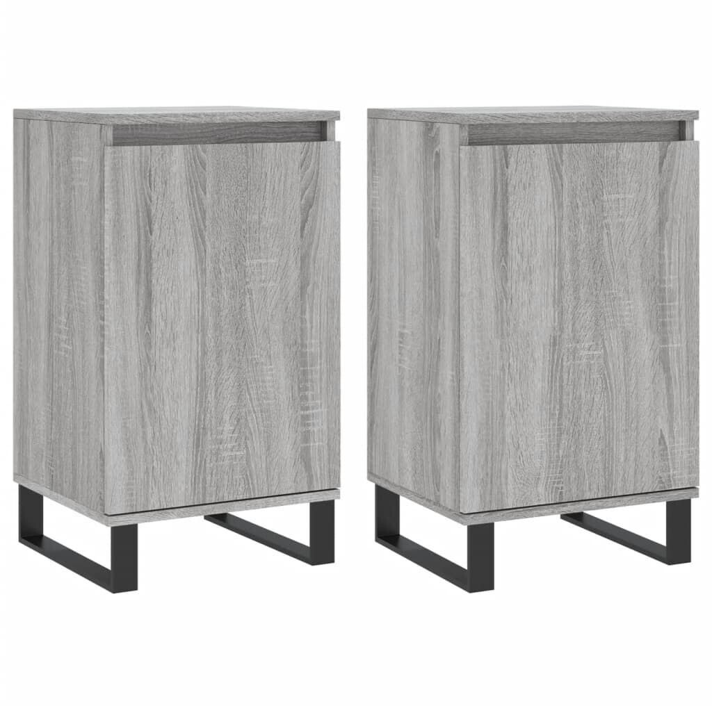 vidaXL Sideboards 2 pcs. wood material 40x70cm (831081)