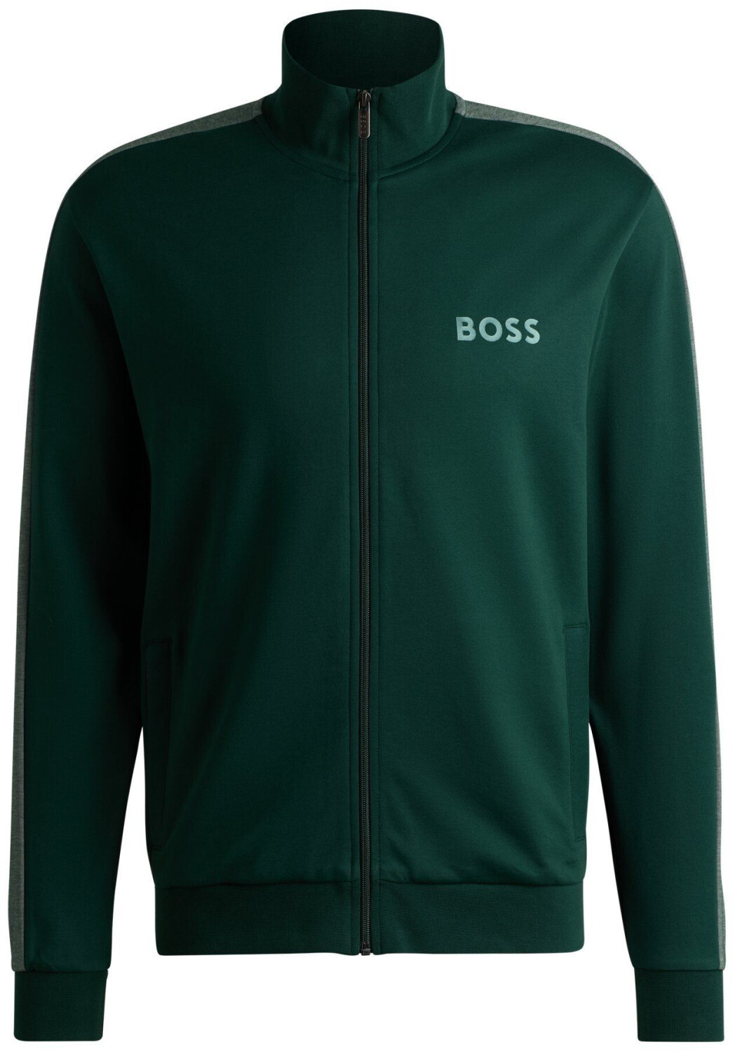 Black and green hugo boss tracksuit hotsell