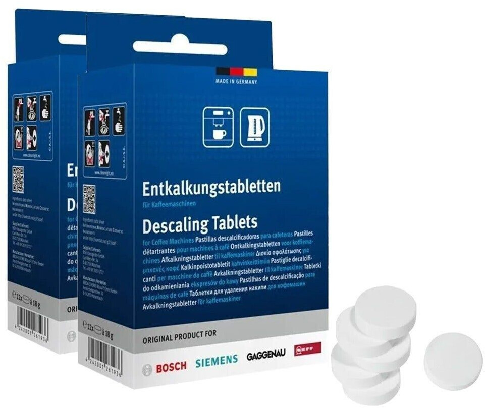 Bosch Pastilles détartrantes 12 pastilles 00311893