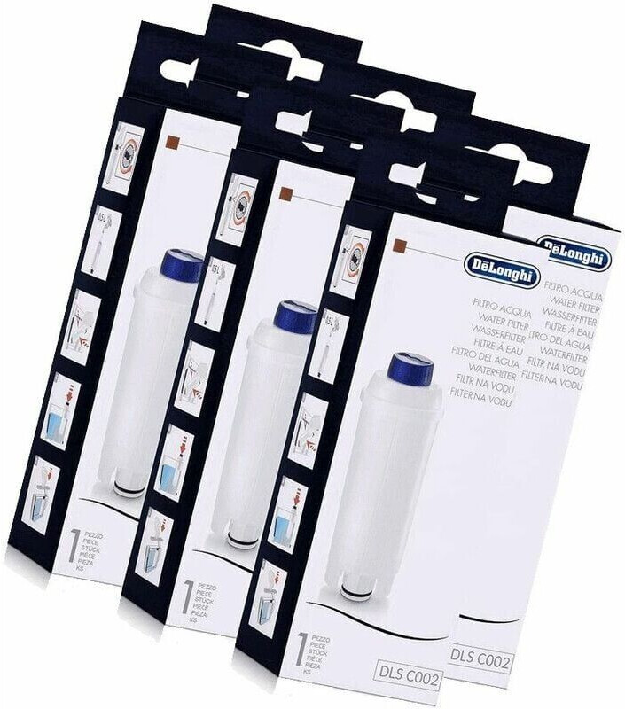 De'Longhi Lot de 6 filtres à eau originaux SER3017
