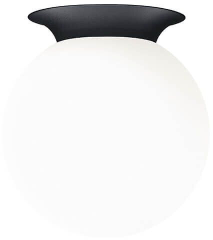 HELL Ceiling light Blob, spherical shade opal glass, Ø20 cm