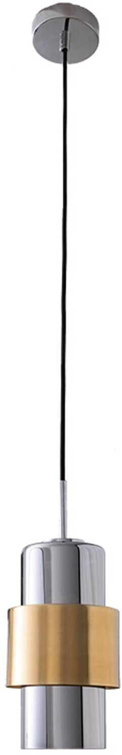 Hanging lamp 22001 made of glass and metal, matt gold