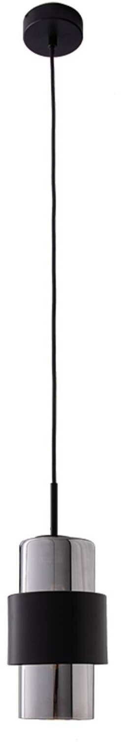 Hanging lamp 22002 made of glass and metal, matt black