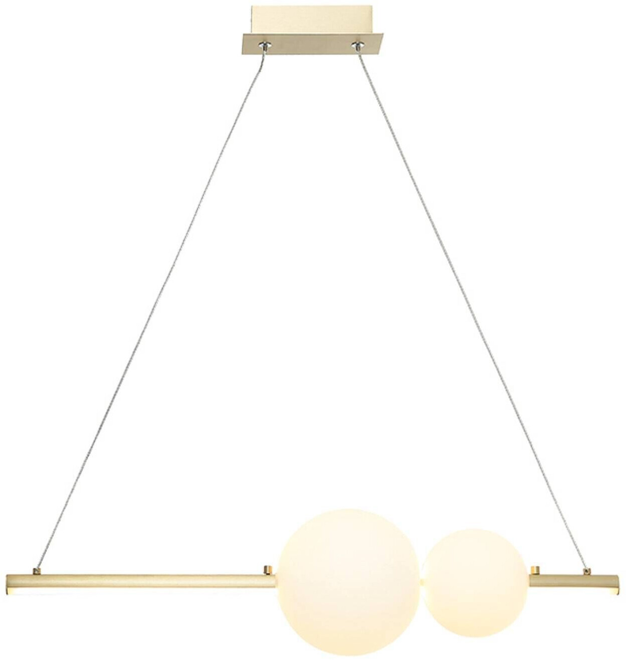 Zambelis Lights Pensant Light 22108 gold matte/opal