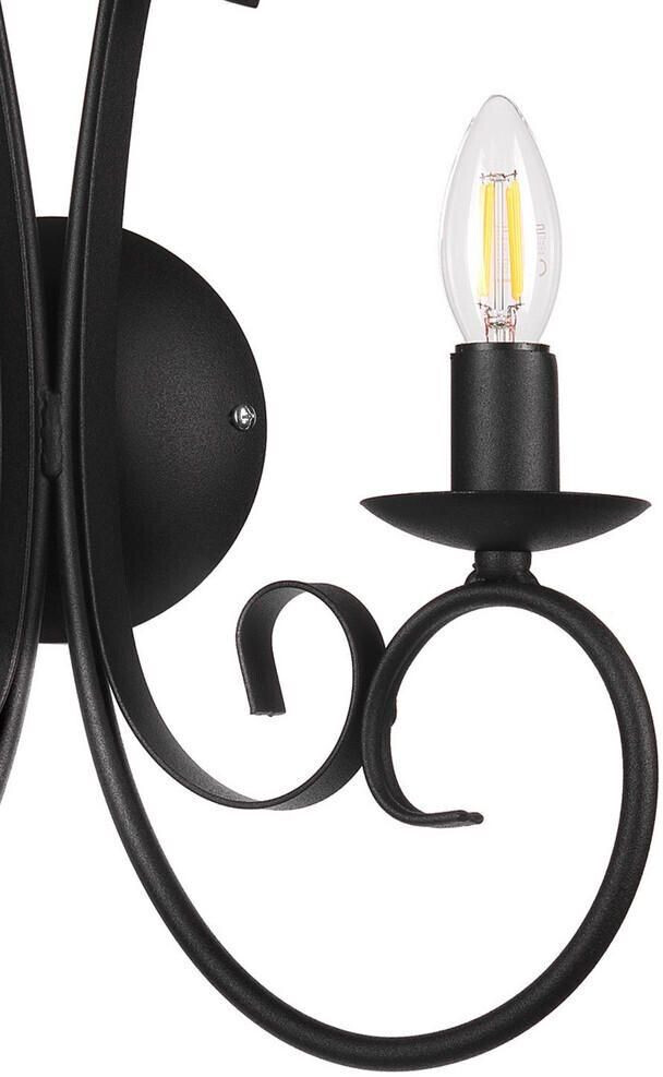 Pompei wall light, two-flame black