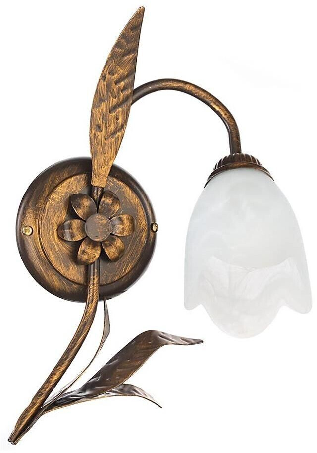 Wall light Sonia single-flame, bronze