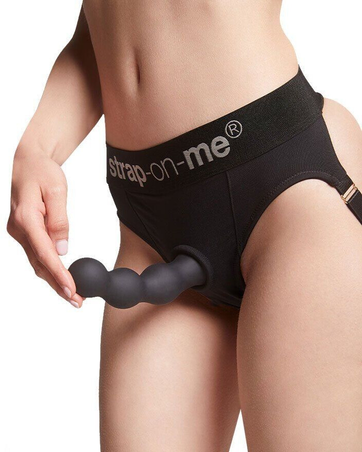 Strap-on-me Dildo Plug Balls M black