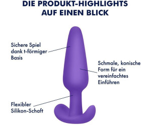 E.I.S. Silikon-Analdildo M 10 cm lila ab 3.99 €