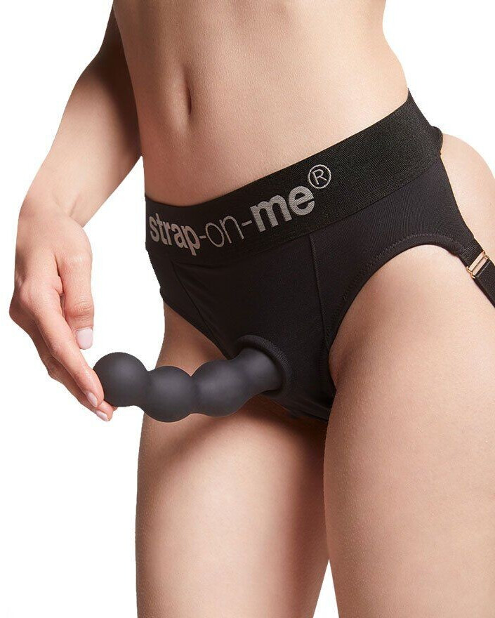 Strap-on-me Dildo Plug Balls S black