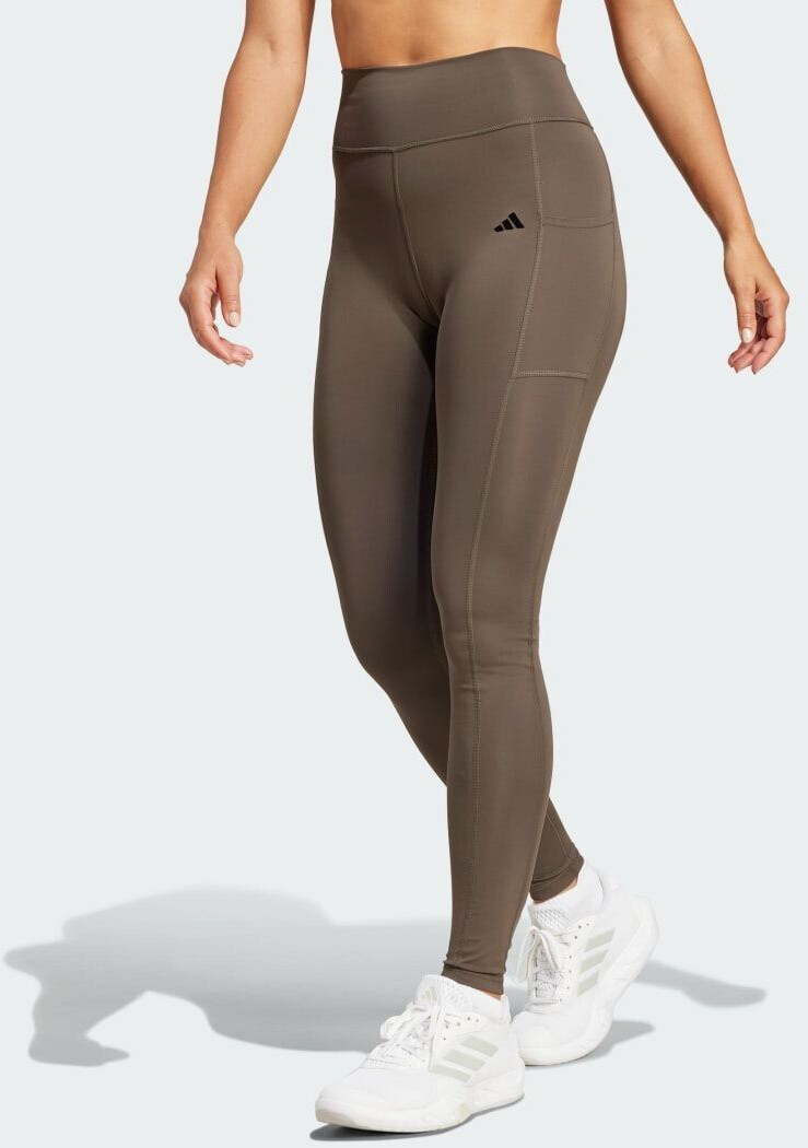 Adidas Optime Full Length Leggings Shadow Olive ab 32 99 Preisvergleich bei idealo