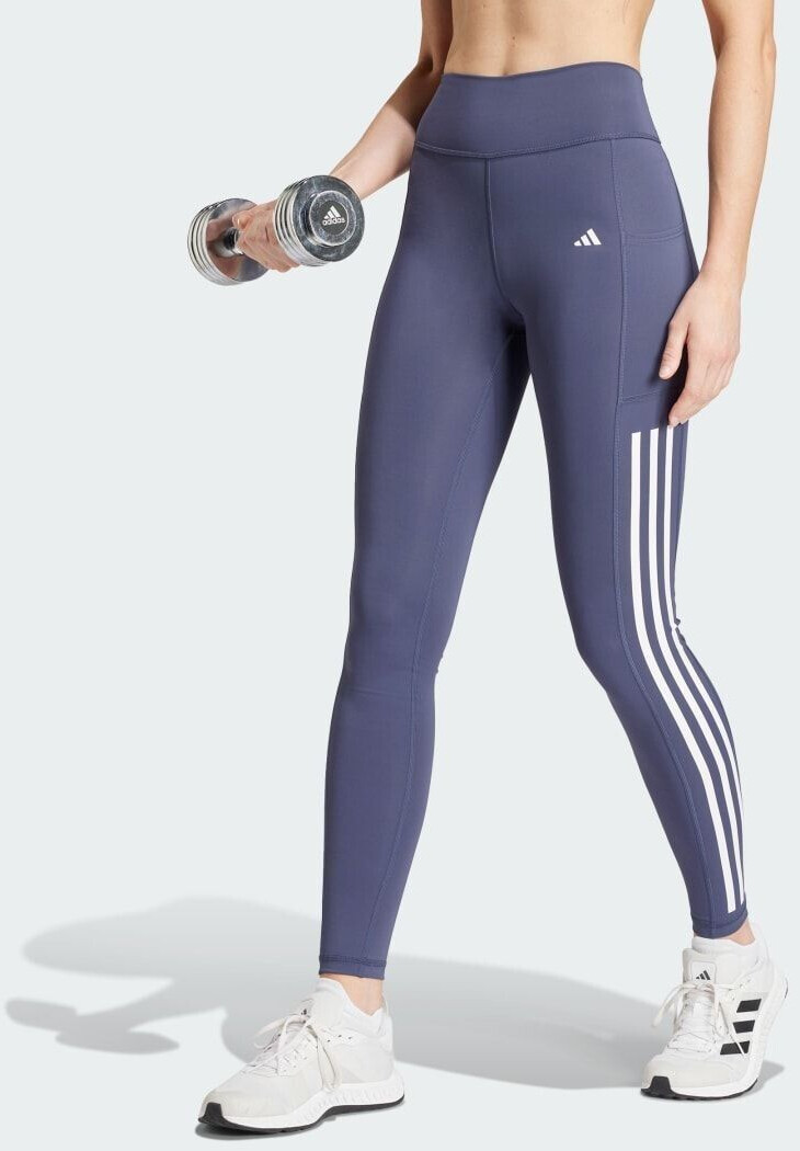 Adidas Optime 3 Streifen Full Length Leggings Shadow Navy ab 37 99 Preisvergleich bei idealo