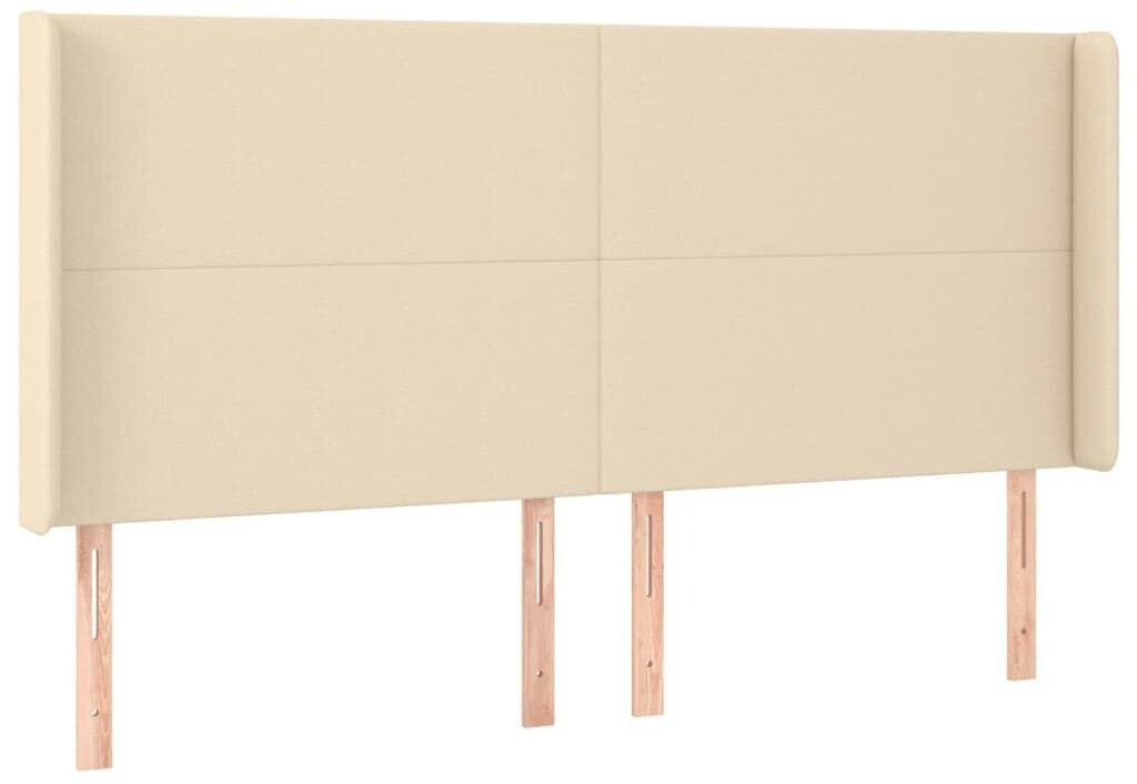 vidaXL LED headboard 203x16x118/128cm fabric (3123795)