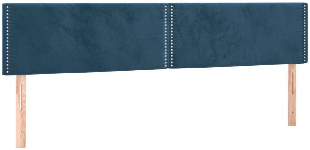 vidaXL LED headboard 160x5x78/88cm velvet (3121530)