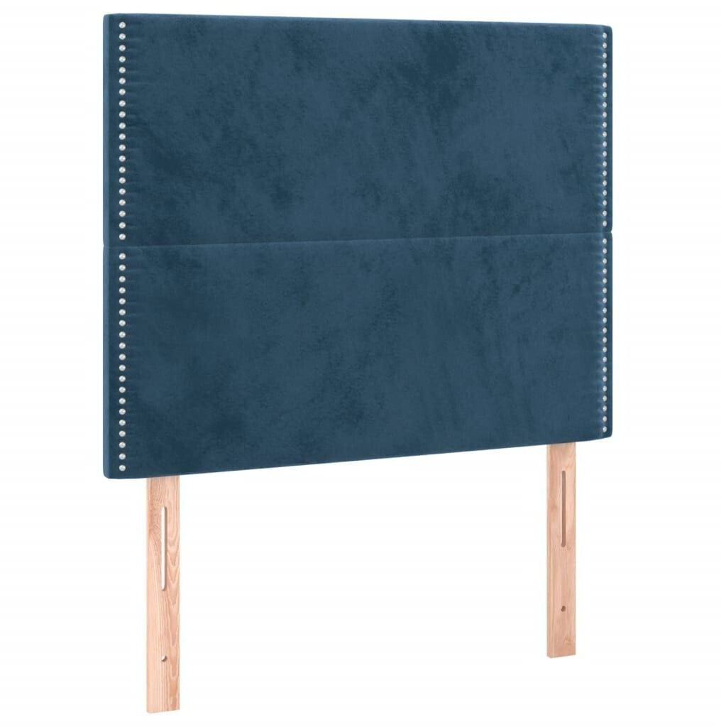 vidaXL LED headboard 90x5x118/128cm velvet (3122324)