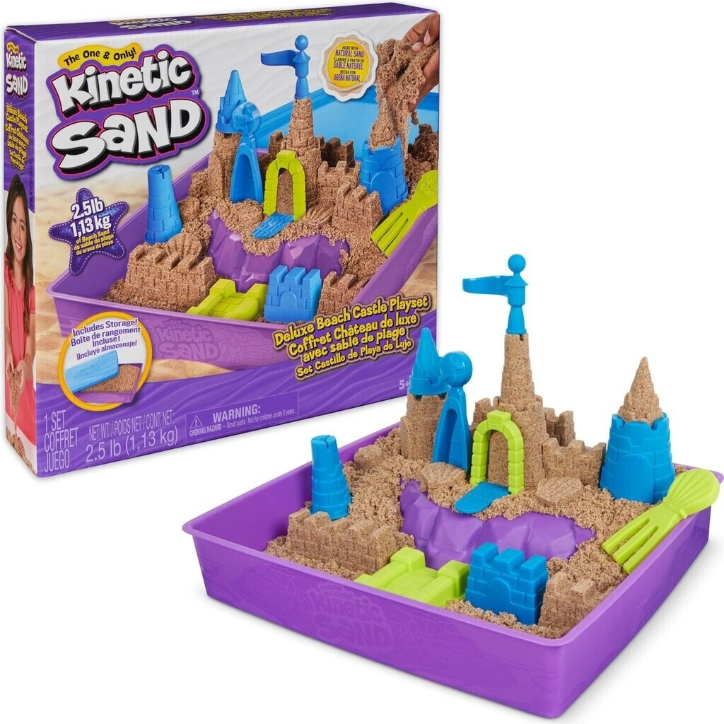 Spin Master Kinetic Sand Deluxe Beach Castle Set (6067801)