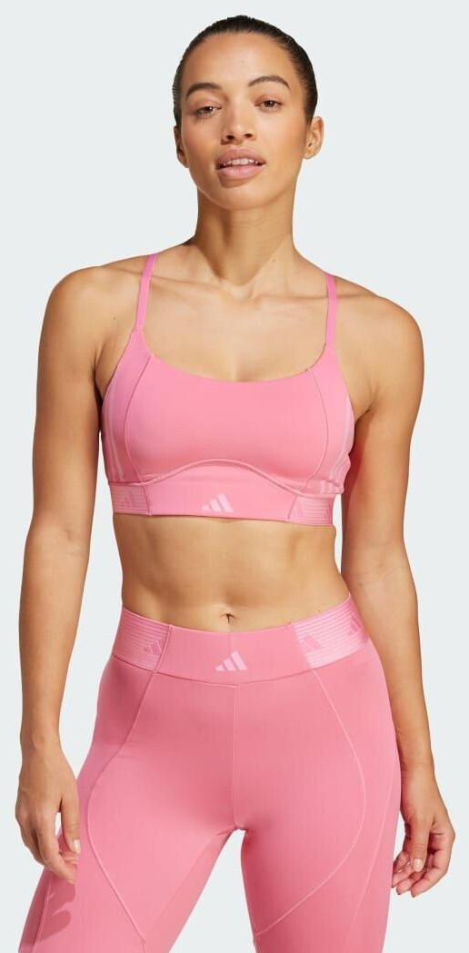 Adidas Hyperglam Sports Bra (IX3197) pink fusion/bliss pink