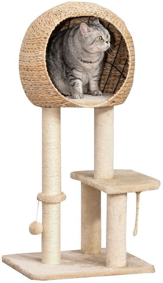 Katzenkratzbaum 135 Cm Mit XXL-Stamm - Stabiler Kle Produktbild-Vorschau 7