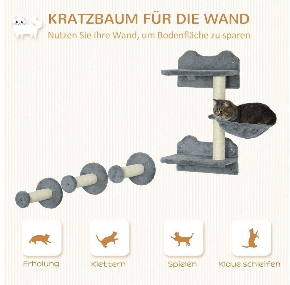 Pawhut Mur d'escalade pour chat Pawhut Mur d'escalade pour chat