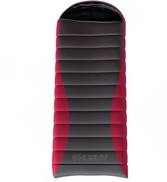 Husky Drumy zip gauche gris/rouge