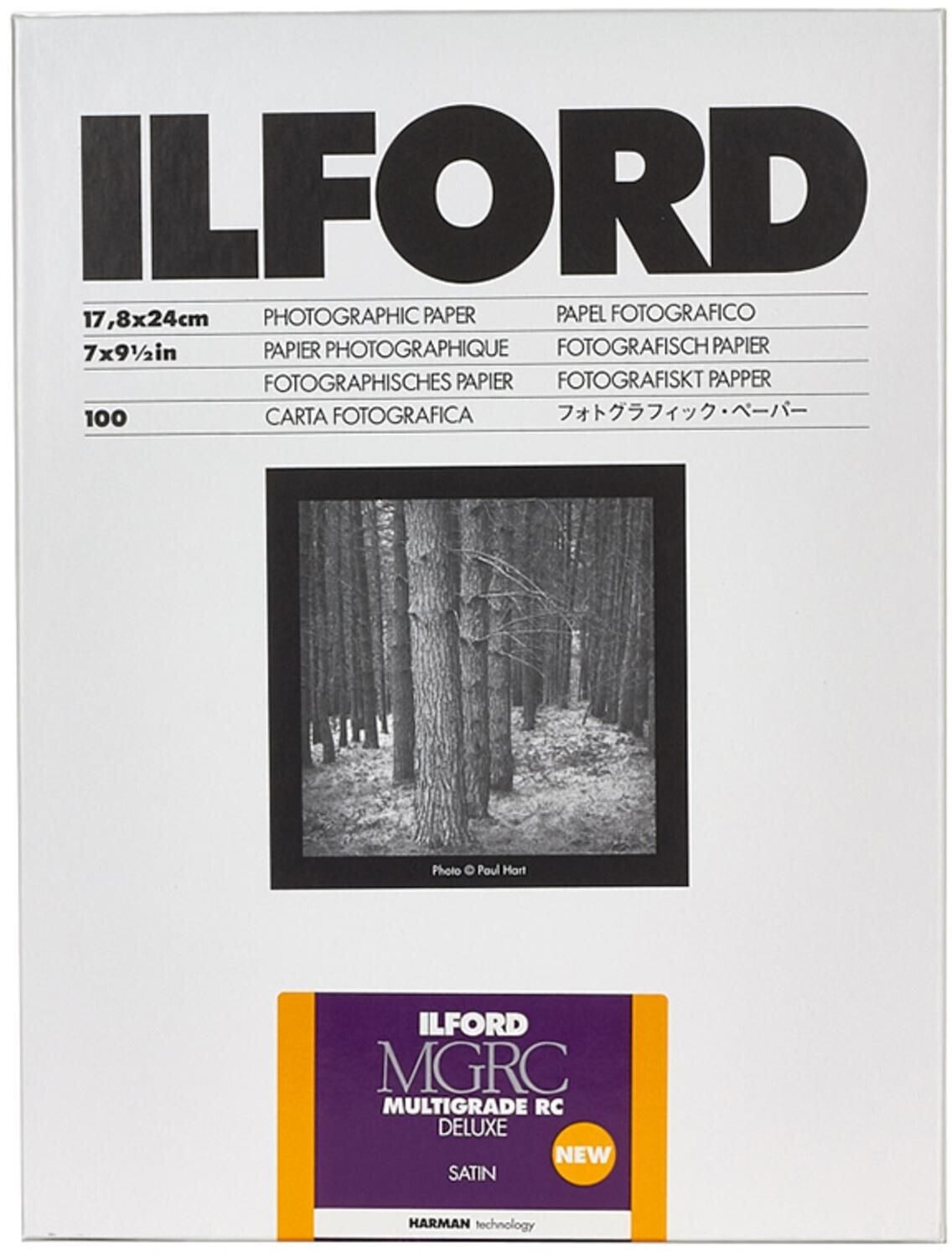 Ilford Multigrade RC DeLuxe 17,8 x 24 cm (HAR1180507)