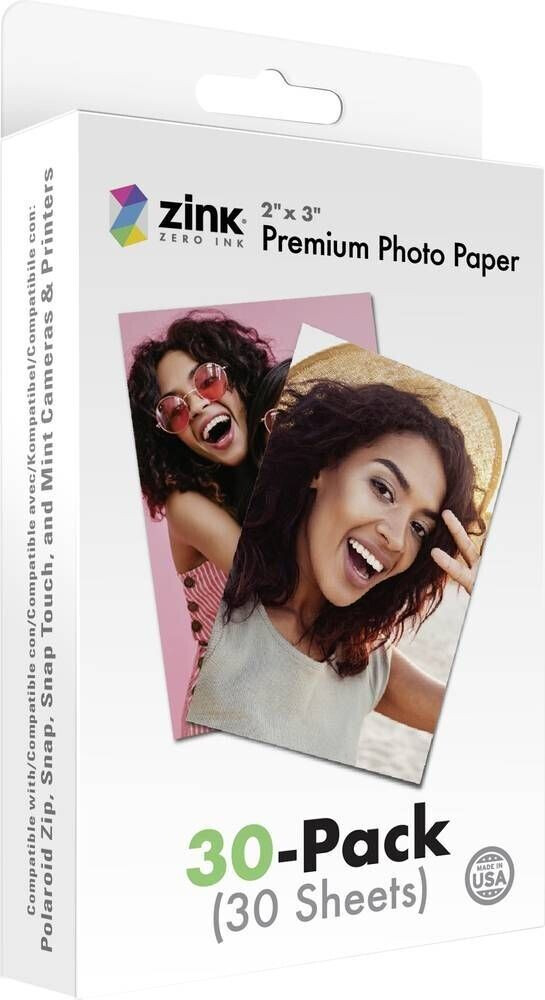 Zink Premium Photo Paper 5,1 x 7,6 cm 30 Sheets