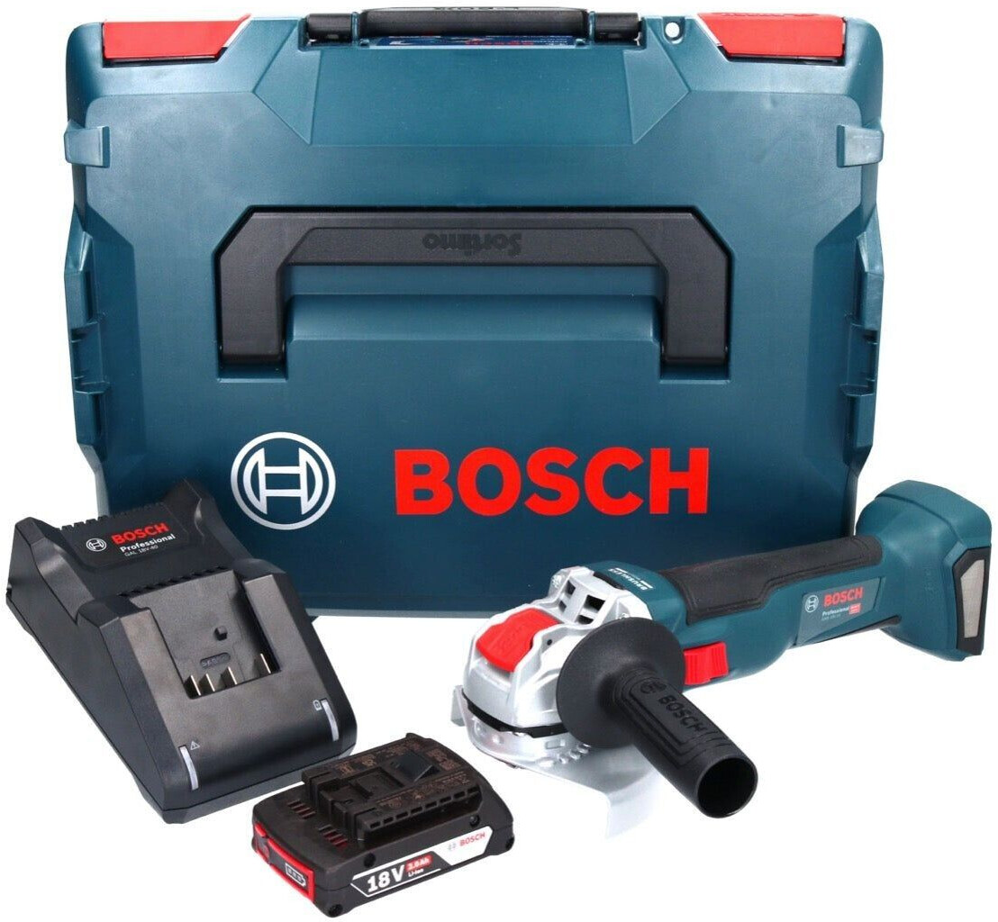 Bosch GWX 18V-10 with X-LOCK (1x 2,0 Ah + charger + L-Boxx)