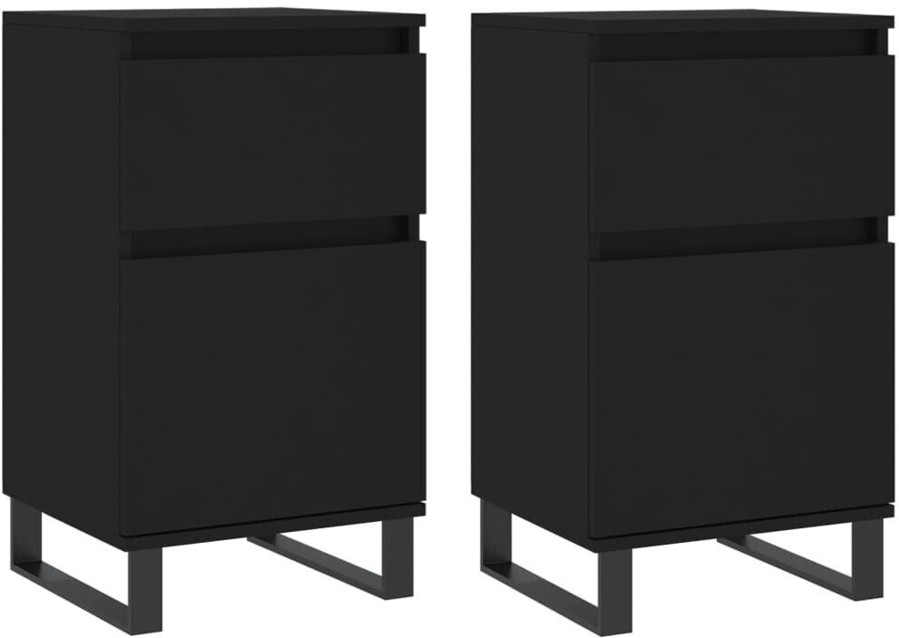 vidaXL Sideboards 2 pcs. wood material 40x70cm (831167)