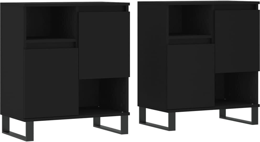 vidaXL Sideboards 2 pcs. wood material 120x70cm (3190134)