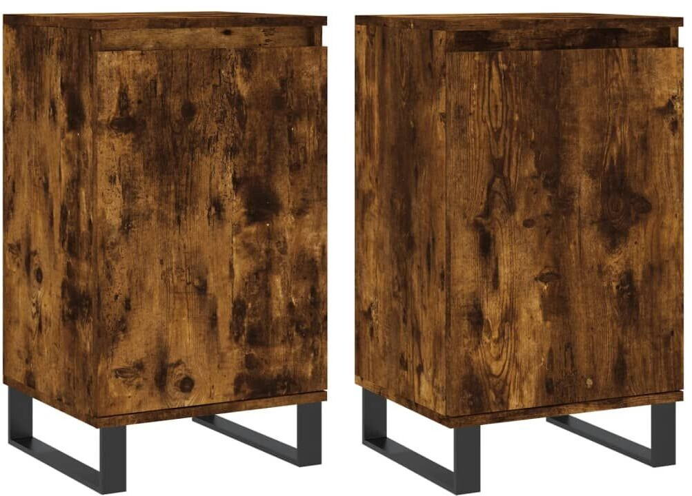 vidaXL Sideboards 2 pcs. wood material 40x70cm (831079)