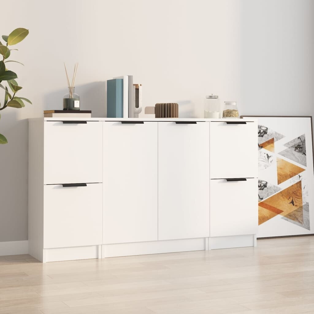 vidaXL Sideboards 3 pcs. wood material 30x70cm (3115844)
