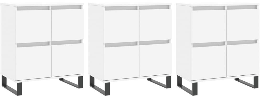 vidaXL Sideboards 3 pcs. wood material 180x70cm (3190205)