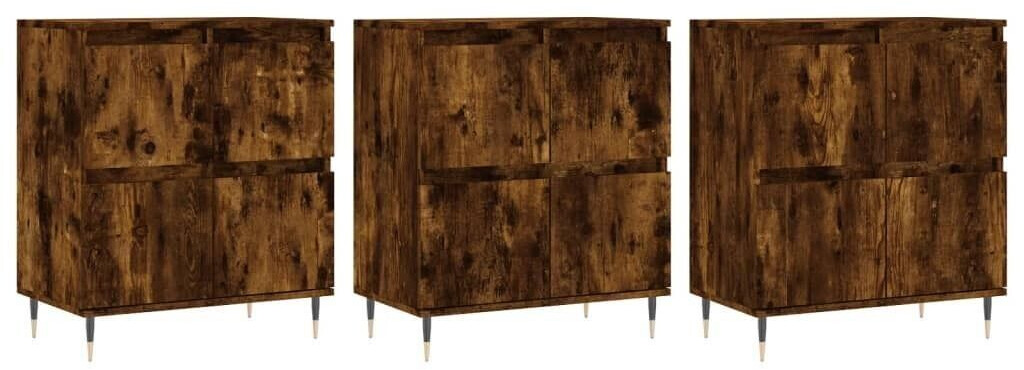 vidaXL Sideboards 3 pcs. wood material 180x70cm (3190194)