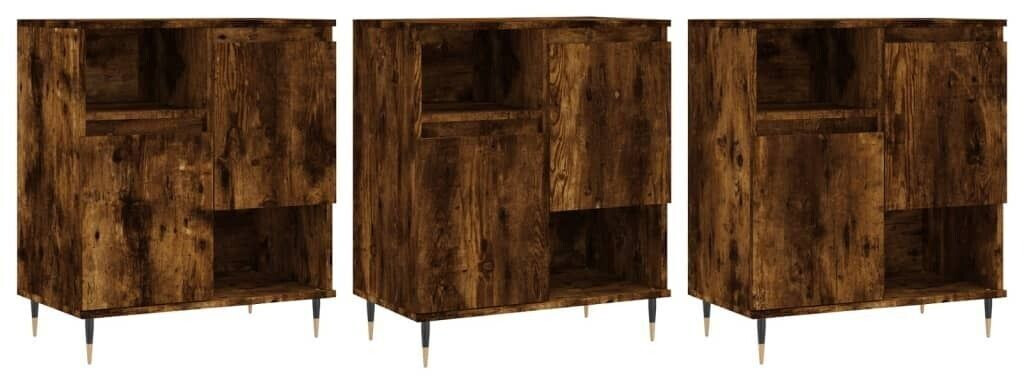 vidaXL Sideboards 3 pcs. wood material 180x70cm (3190146)