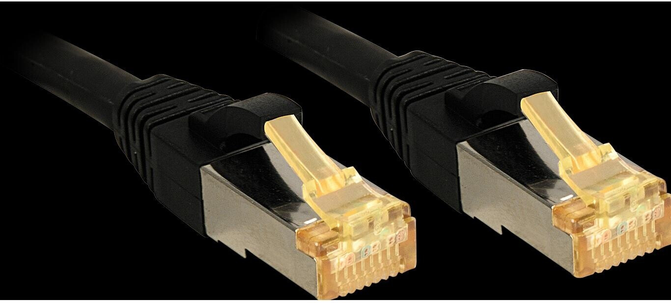Lindy Patch-Kabel 20,0m SFTP PiMFCat.7 Rohkabel glatt halogenfrei Schwarz (47315)