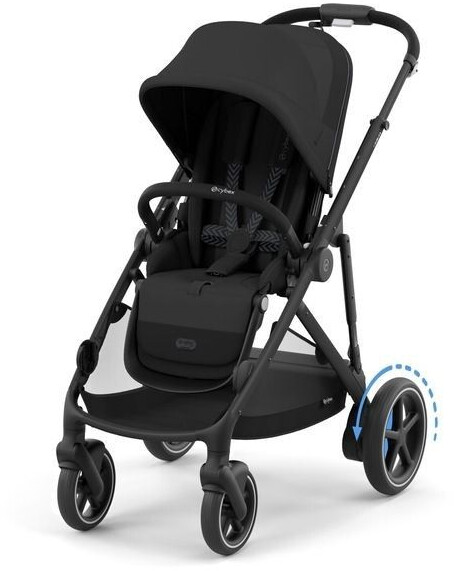 Cybex eGazelle S châssis noir et siège Moon Black