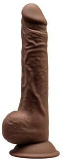 SILEXD Gode Ventouse Model 3 chocolat