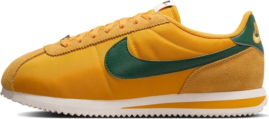 Buy Nike Cortez Textile Women yellow ochre safety orange black gorge green from 52.00 Today Best Deals on idealo