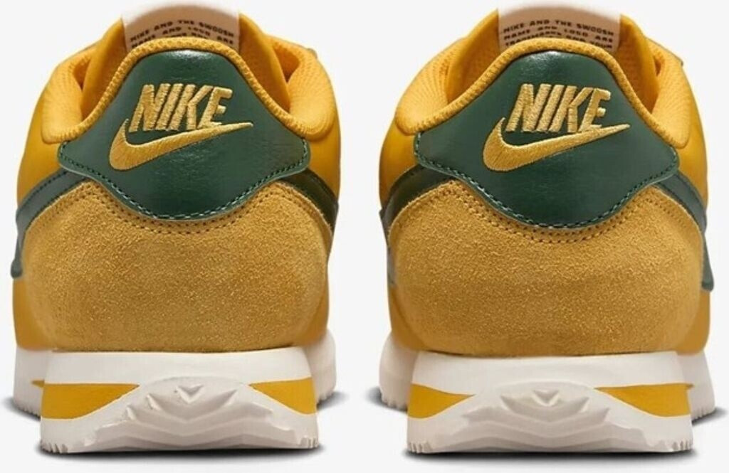 Buy Nike Cortez Textile Women yellow ochre safety orange black gorge green from 52.00 Today Best Deals on idealo