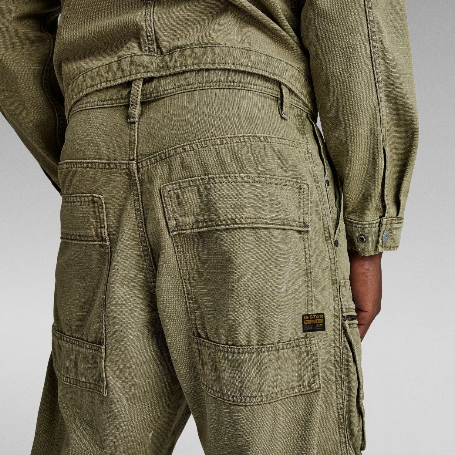 G-Star Multi Pocket Cargo Relaxed Jeans (D24556-D491-G375) green 