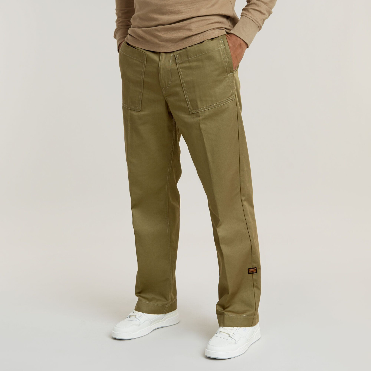 G-Star Regular Straight Pocket Chino (D24911-C962-B212-2932) smoke green